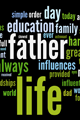 Father, Word Cloud
