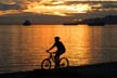 English Bay Sunset, Canada Stock Photos