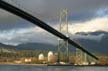 Lions Gate Bridge, Canada Stock Photographs