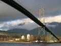 Lions Gate Bridge, Canada Stock Photos