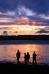 Purple Sunset, Canada Stock Photos