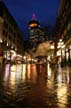 Steam Clock Gastown, Rainy Night