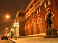 The Old Canadian Pacific Railway Station, Canada Stock Photographs