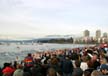 Jan 1st 2004 - The Polar Bear Swim Event At English Bay, Canada Stock Photographs