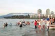 Jan 1st 2004 - The Polar Bear Swim Event At English Bay, Canada Stock Photographs