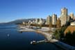 Westend English Bay, Canada Stock Photographs