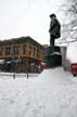 Gassy Jack Gastown Winter, Canada Stock Photographs