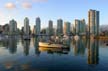 False Creek & Yaletown View Winter, Canada Stock Photographs