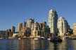 Downtown View False Creek, Canada Stock Photographs