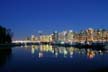 Downtown Night, Canada Stock Photos