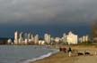 West End View From Kitsilano Beach, Canada Stock Photographs