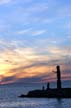 English Bay Sunset, Canada Stock Photographs