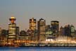 Downtown At Night, Canada Stock Photographs