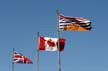 B.C. Flag, Canada Stock Photos