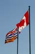 B.C. Flag, Canada Stock Photos