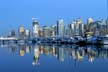 Coal Harbour At Night, Downtown Vancouver