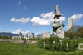 The Inukshuk Constructed Originally By Alvin Kanak Of Rankin Inlet, English Bay Beach