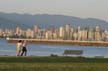 Jogging At Kitsilano Beach, Canada Stock Photos