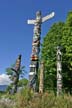 Totem Poles, Canada Stock Photos