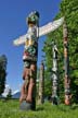 Totem Poles, Canada Stock Photos