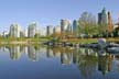 Downtown- Georgia Street, Canada Stock Photos