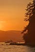 English Bay Sunset, Canada Stock Photos