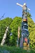 Totem Poles, Canada Stock Photographs