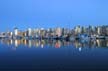 Downtown Vancouver At Night, Canada Stock Photos