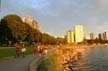 English Bay Beach, Canada Stock Photographs