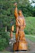 Wooden Sculptures Artist Glen Greensides, Grouse Mountain