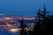 Vancouver At Night, Canada Stock Photos