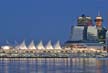 Canada Place At Night, Downtown Vancouver