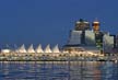 Canada Place At Night, Downtown Vancouver