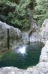 A Waterfall At Sasamat Lake, Canada Stock Photos