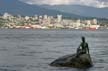 Stanley Park Mermaid, Canada Stock Photos