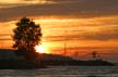 English Bay Sunset, Canada Stock Photos