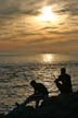 English Bay Sunset, Canada Stock Photos