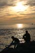 English Bay Sunset, Canada Stock Photos