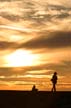 English Bay Sunset, Canada Stock Photos