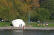 Massive White Rock, Canada Stock Photographs