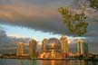 Golden Cityscape, Canada Stock Photos