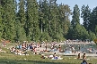 Sasamat Lake, Canada Stock Photos