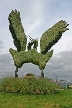 Dancing Cranes, Canada Stock Photos