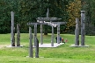 Carved Poles, Canada Stock Photos