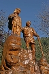 Chainsaw Art By Glen Greensides, Canada Stock Photos