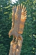 Wooden Eagle, Canada Stock Photos