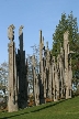 Kamui Mintara Sculptures, Canada Stock Photos