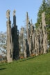 Kamui Mintara Sculptures, Canada Stock Photos