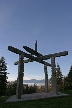 Kamui Mintara Sculptures, Canada Stock Photos