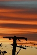 Skyscape And Pole, Canada Stock Photos